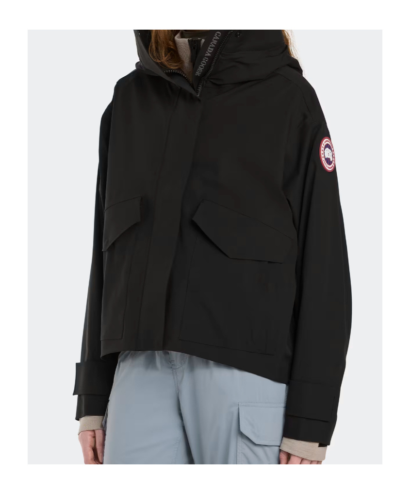 Canada Goose Tofino Rain Jacket In Black