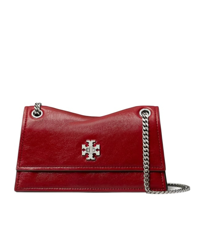 Tory Burch Mini Kira Turnlock Shoulder Bag In Red