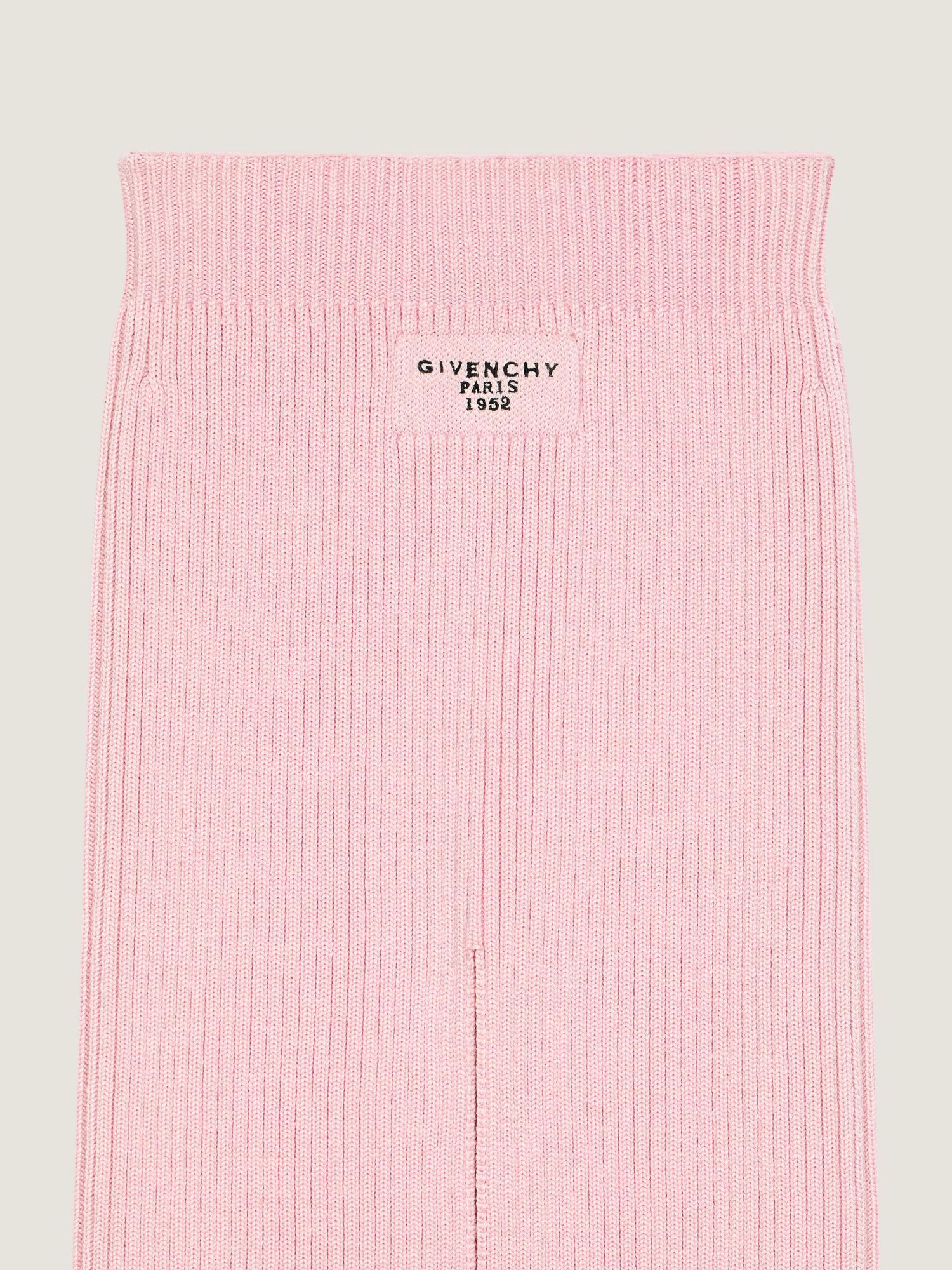 Givenchy Midi Pencil Skirt In Wool In Pink