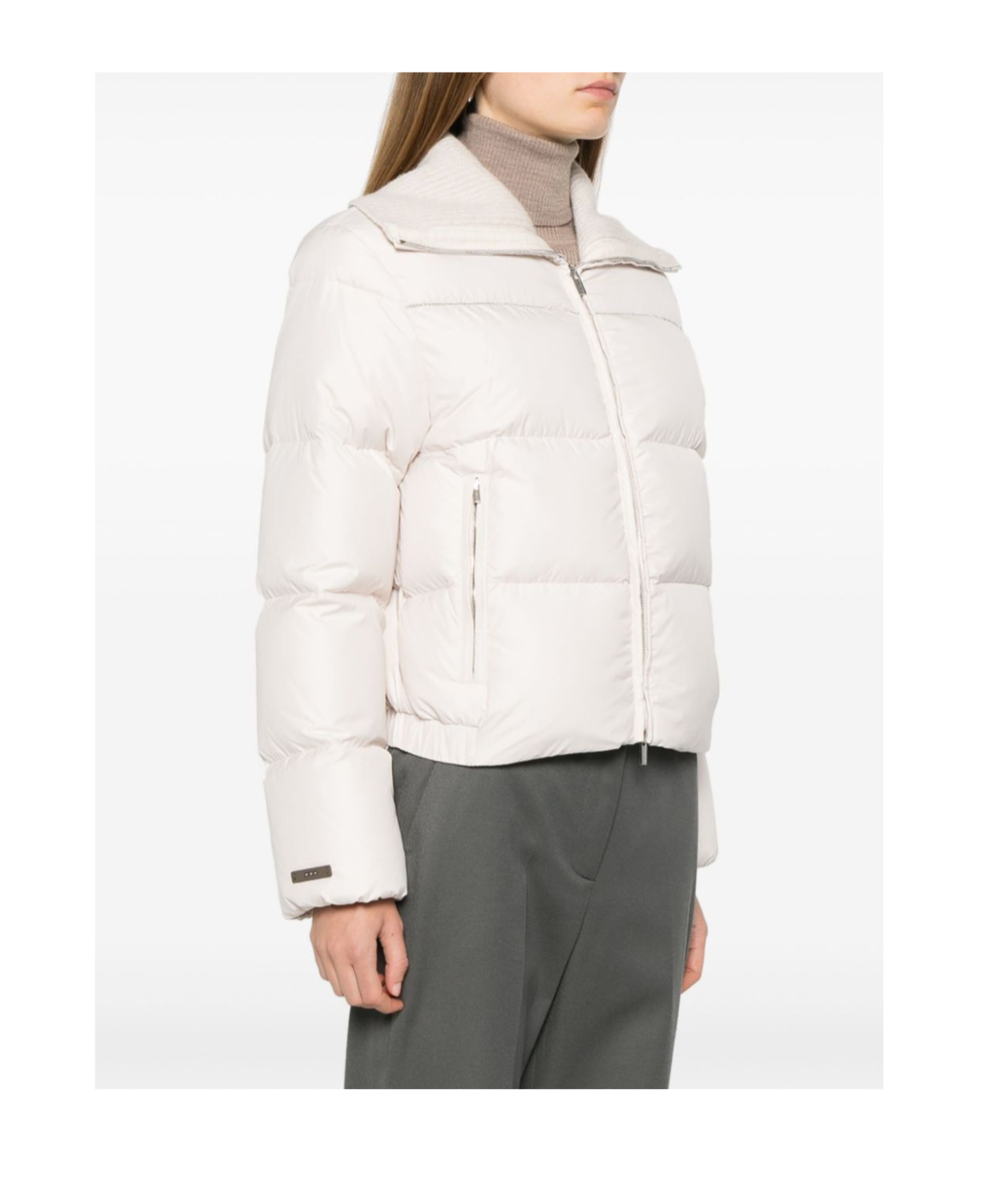 Peserico Padded Jacket In White
