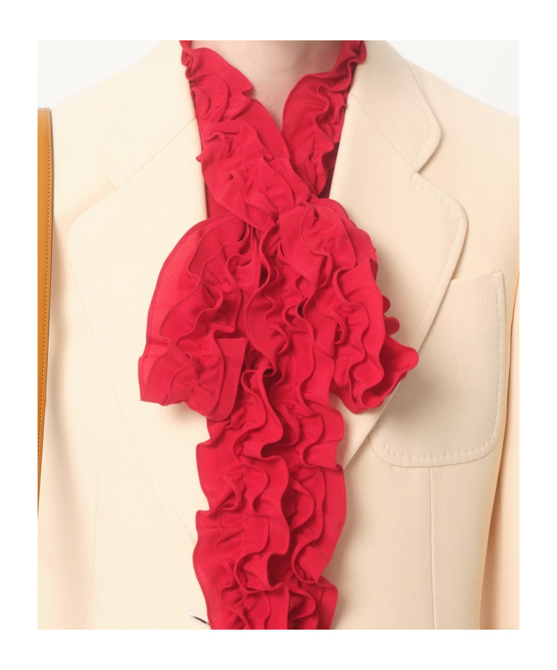 Valentino Crepe De Chine Shirt Shirts Multicolor In Red