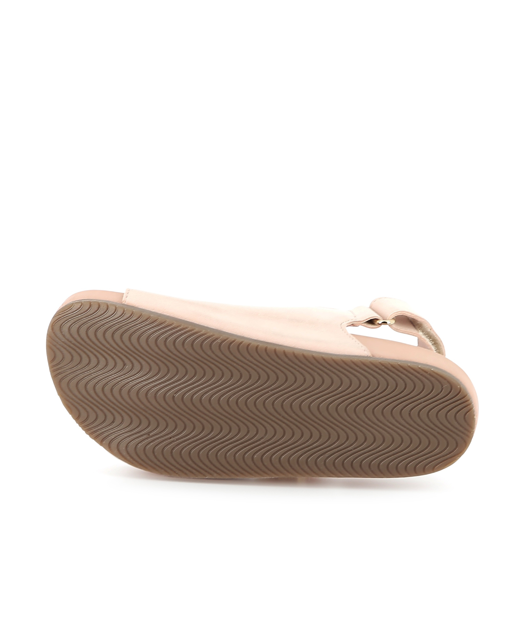 Chloé Open-toed Flat Sandals In Nude
