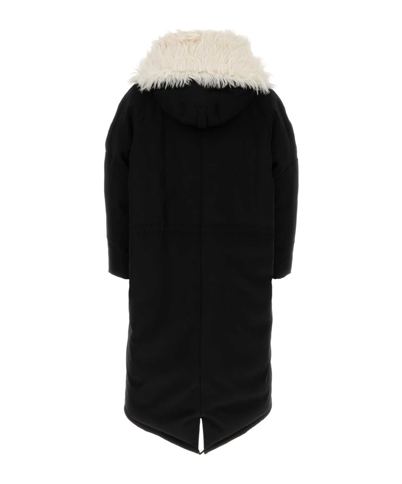 JIL SANDER SHEARLING-LINED DOWN COAT