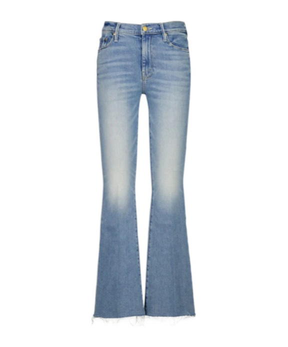 Mother Belt Loop Jeans In Blue