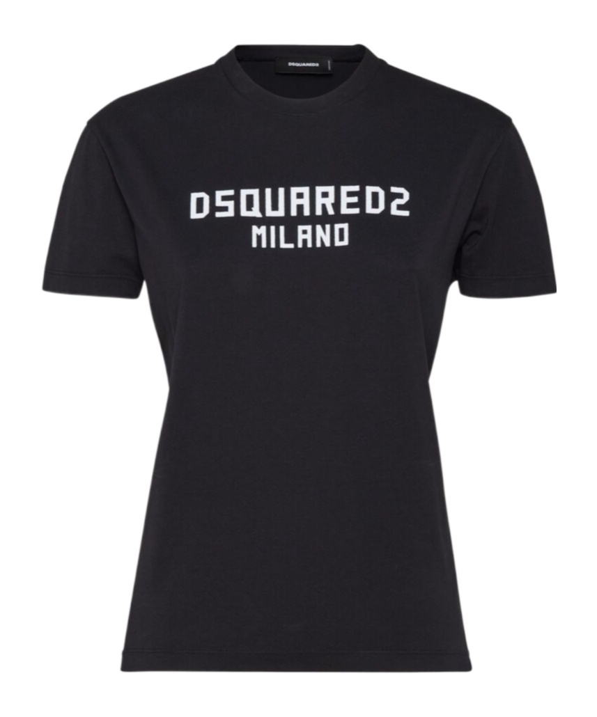 Dsquared2 Logo-print T-shirt In Black