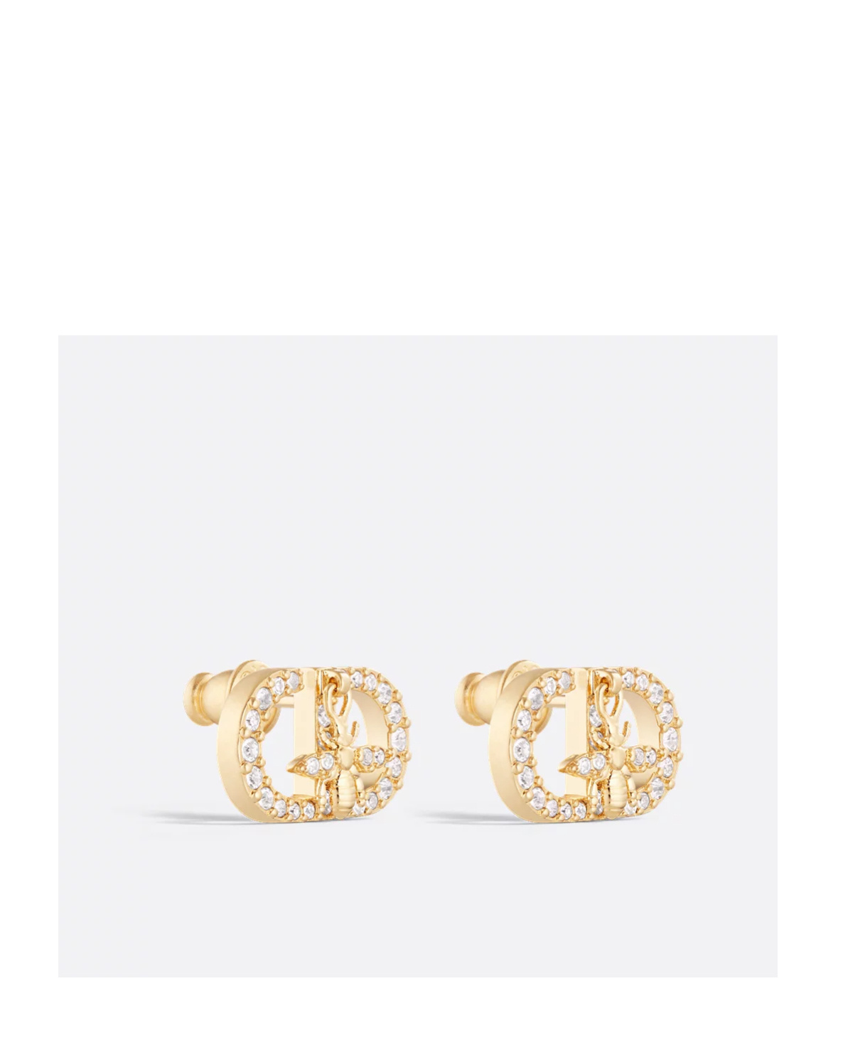 DIOR PETITCDBEE STUD EARRINGS