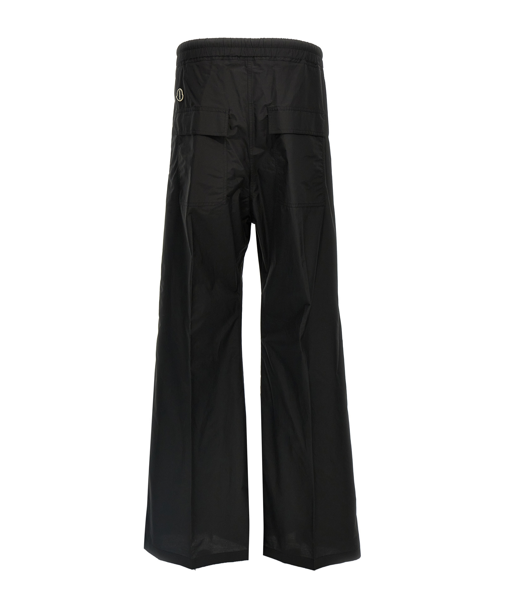 Rick Owens X Moncler Co-branded Drawstring Casual Pants In Black