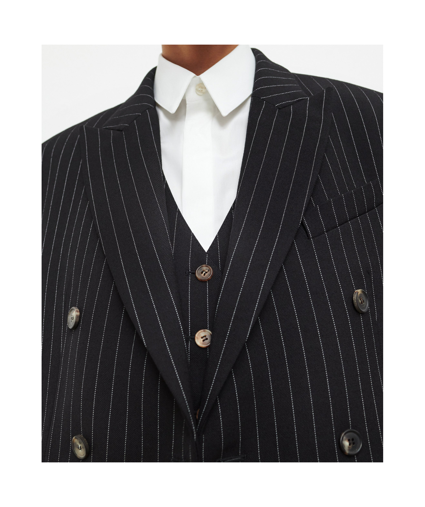 Wardrobe.nyc Double Breasted Blazer In Black