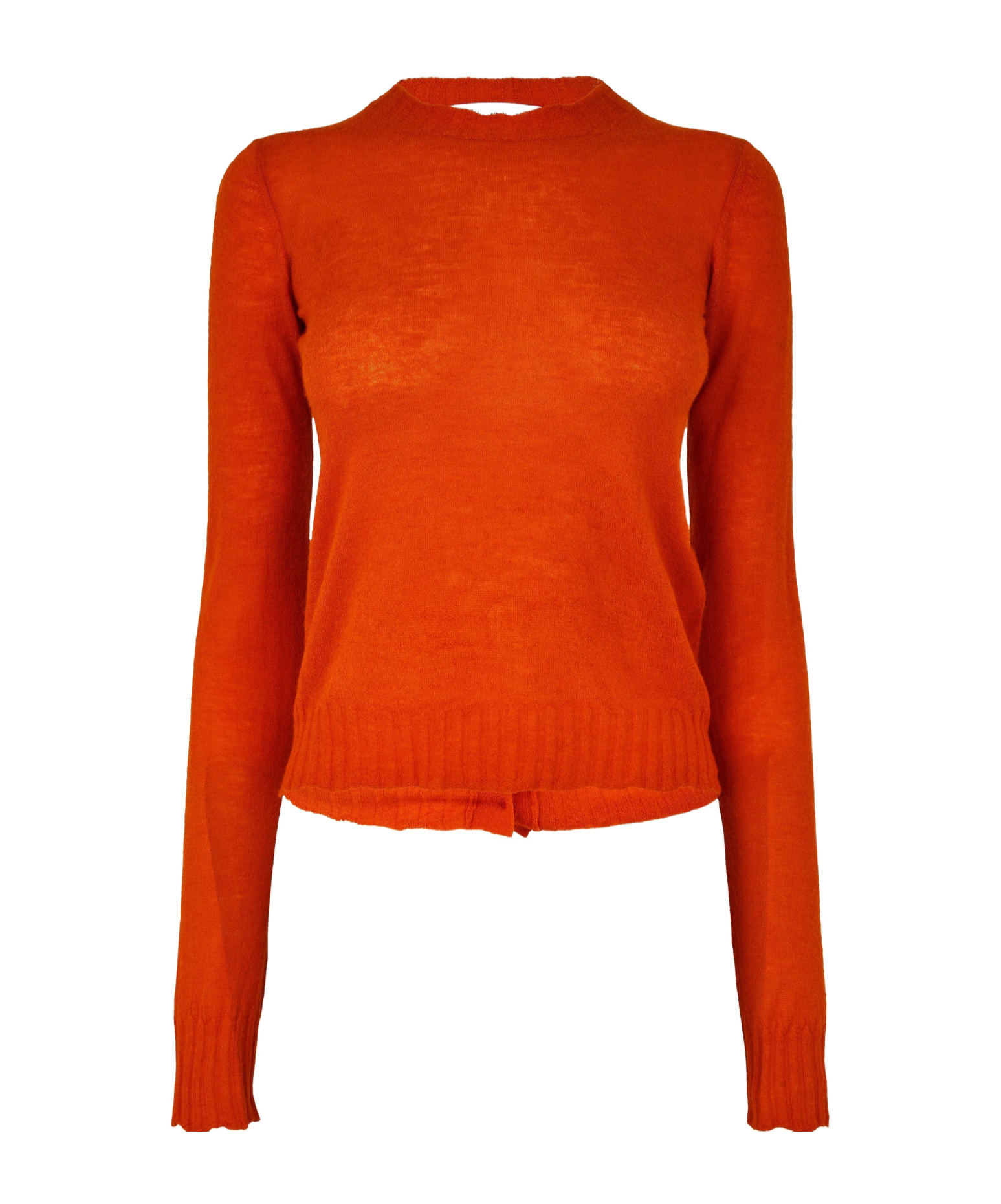 Bottega Veneta Simple Knitted Sweater In Red
