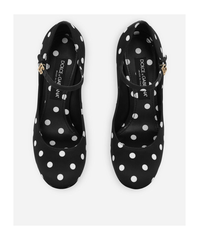 Dolce & Gabbana Black Mary Jane Pumps In Black