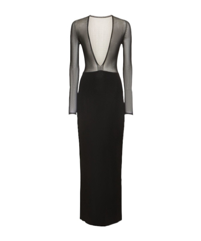 Khaite Low V-neck Dress