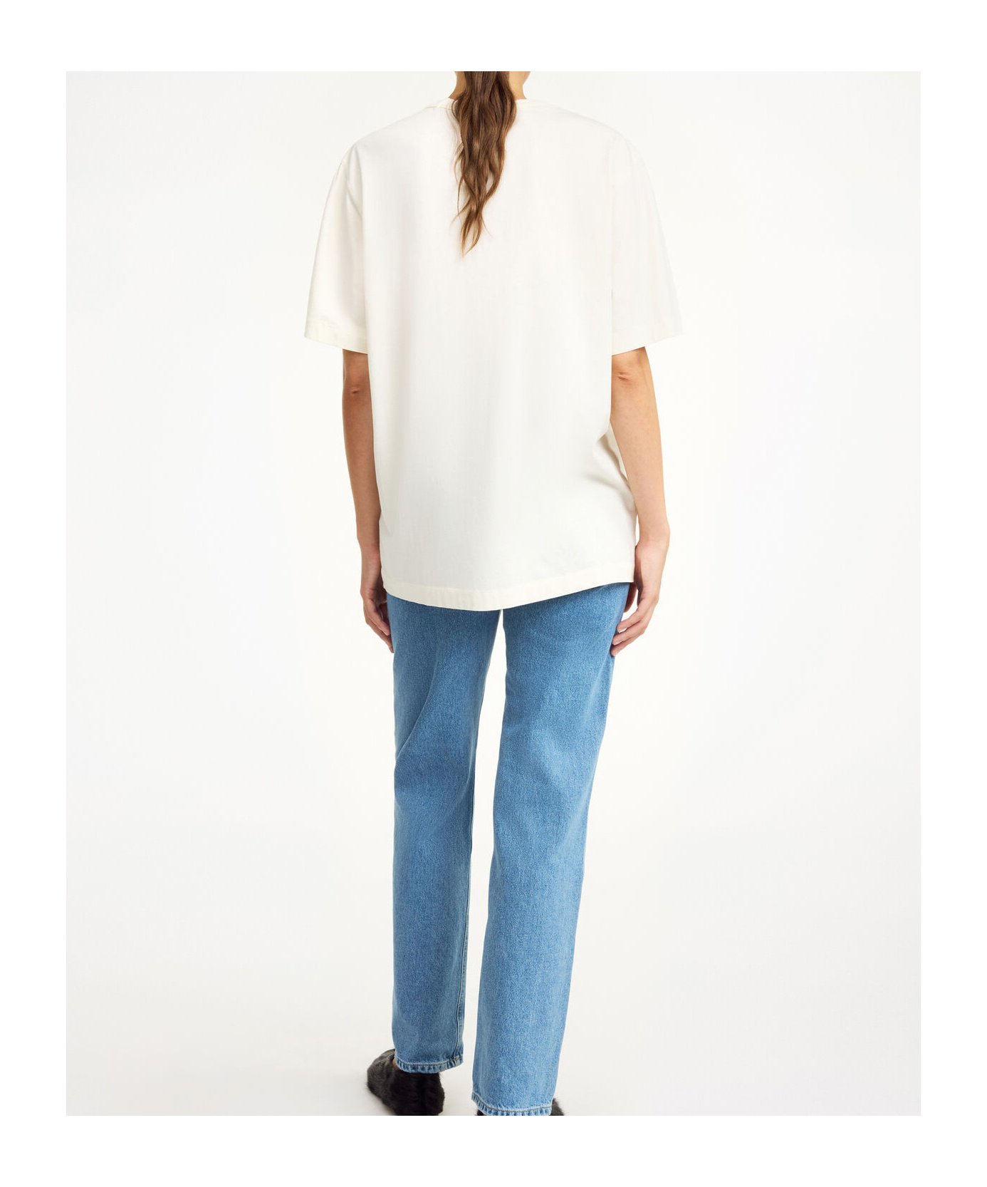 Shop By Malene Birger Fayeh T-shirt In Soft White
