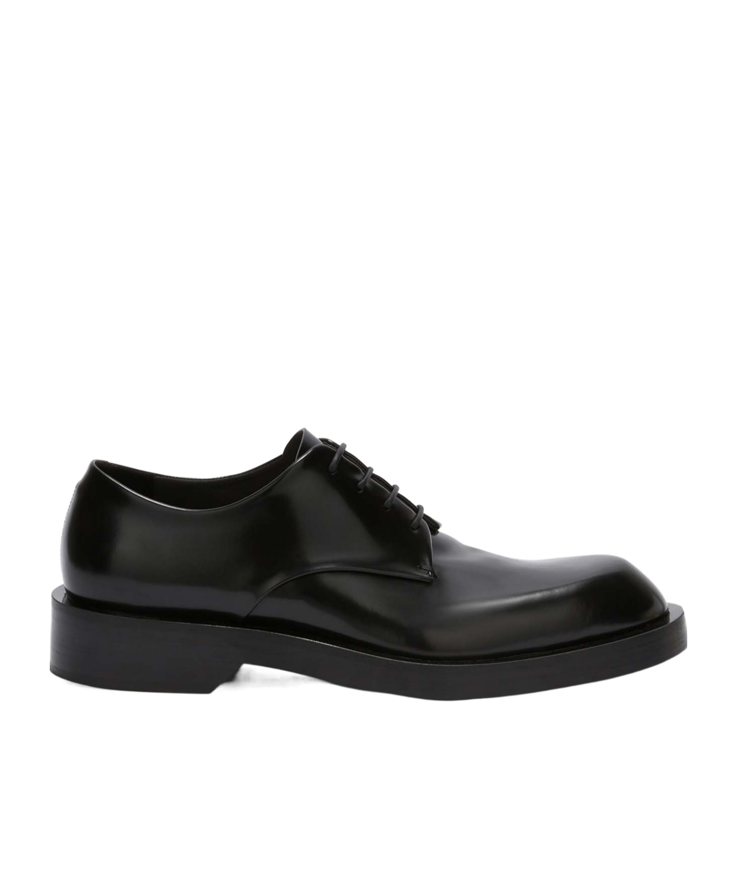 Jil Sander Studded Leather Clogs With Chunky Sole In Black