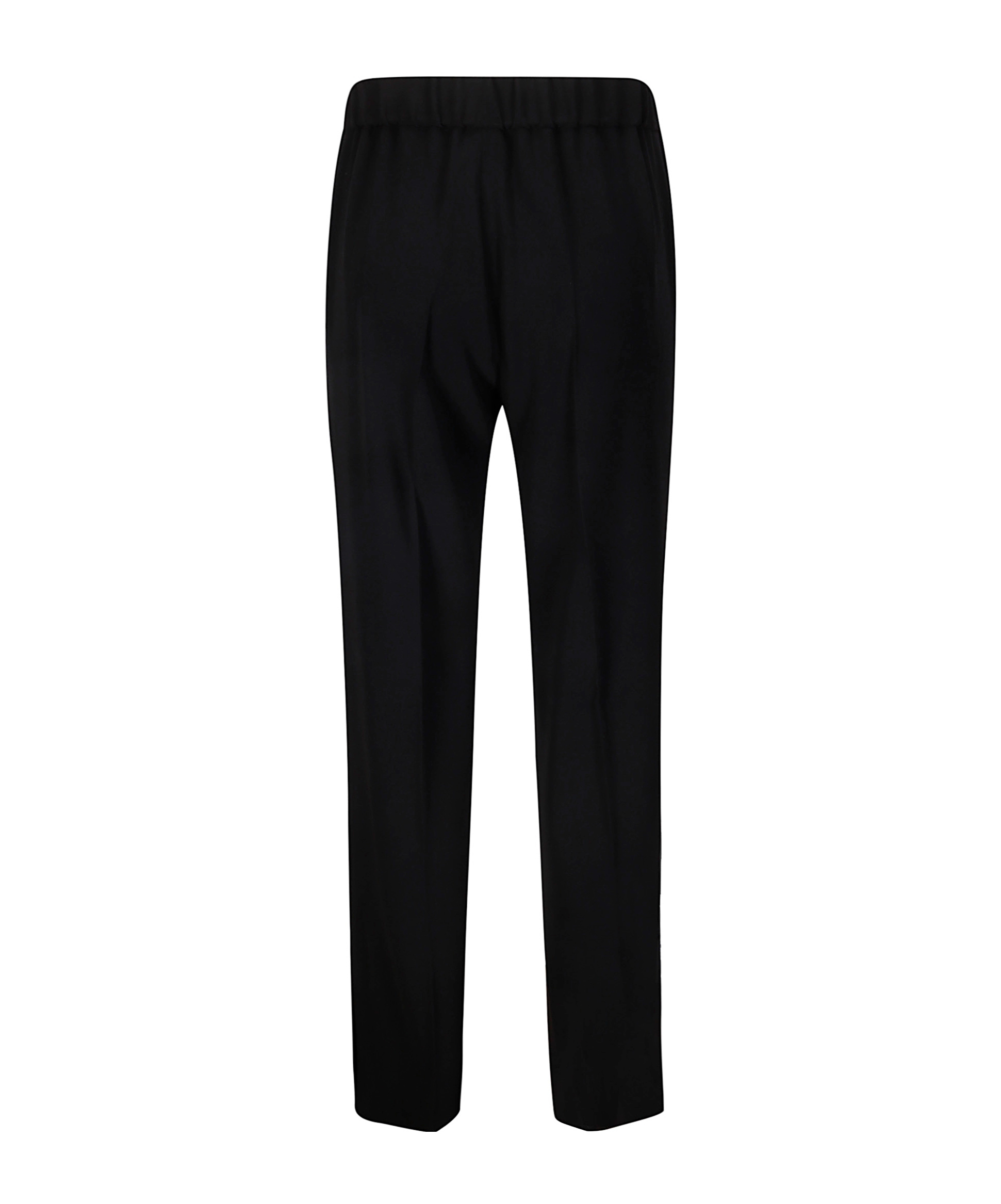 Alberto Biani Pantalone Elastico Spacco Gabardine In Black