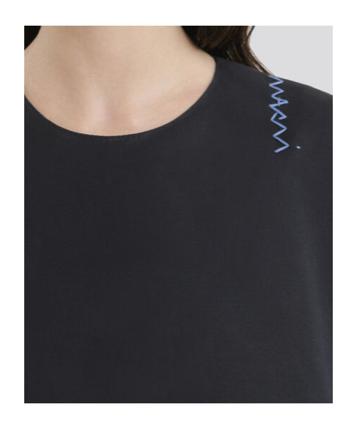 Marni Cotton Mini Dress In Black