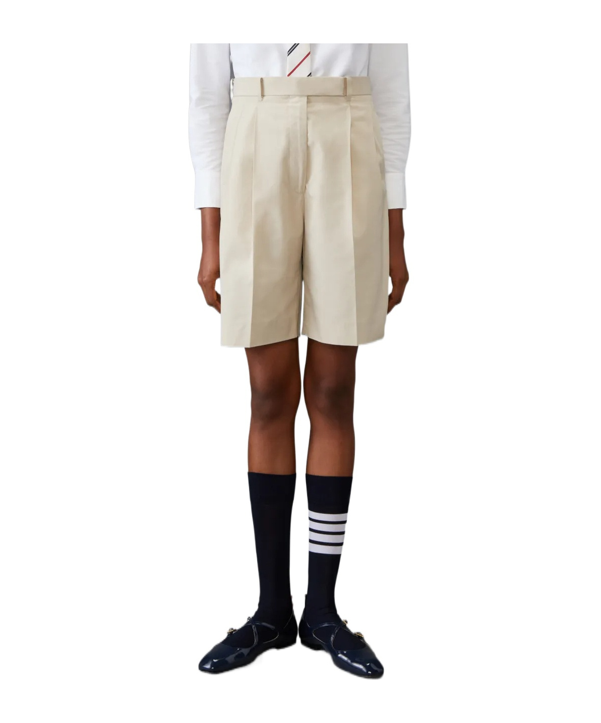 Thom Browne Belt-loop Shorts In Multicolor