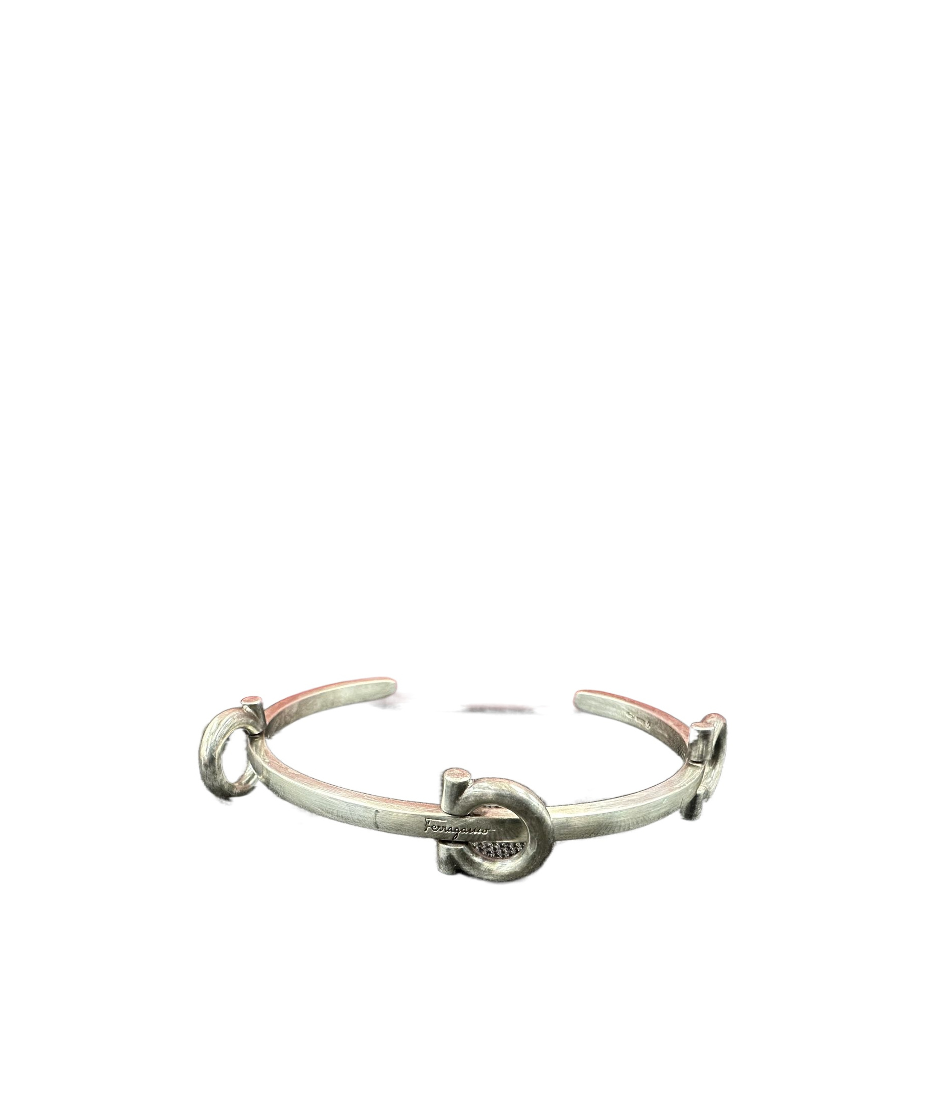 Ferragamo Open Bracelet In Yellow