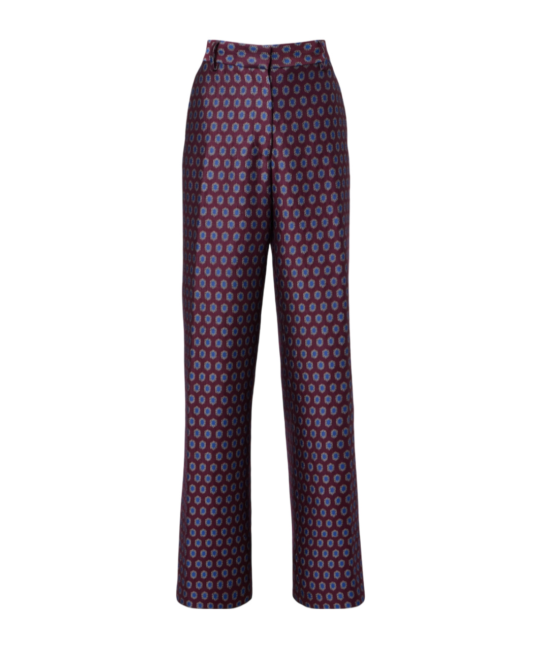 Dries Van Noten High-rise Jacquard Wide-leg Pants In Black