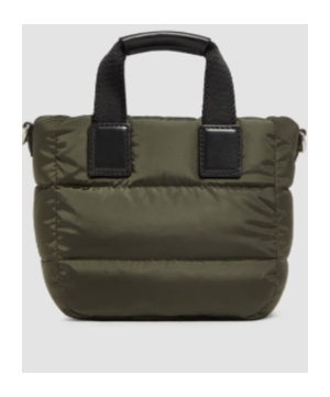Shop Moncler Caradoc Water-repellent Micro Tote Bag In Green