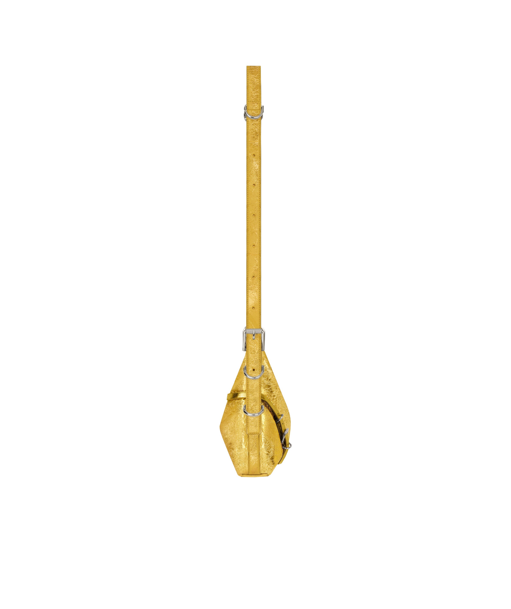 Givenchy Mini Voyou Leather Shoulder Bag In Yellow