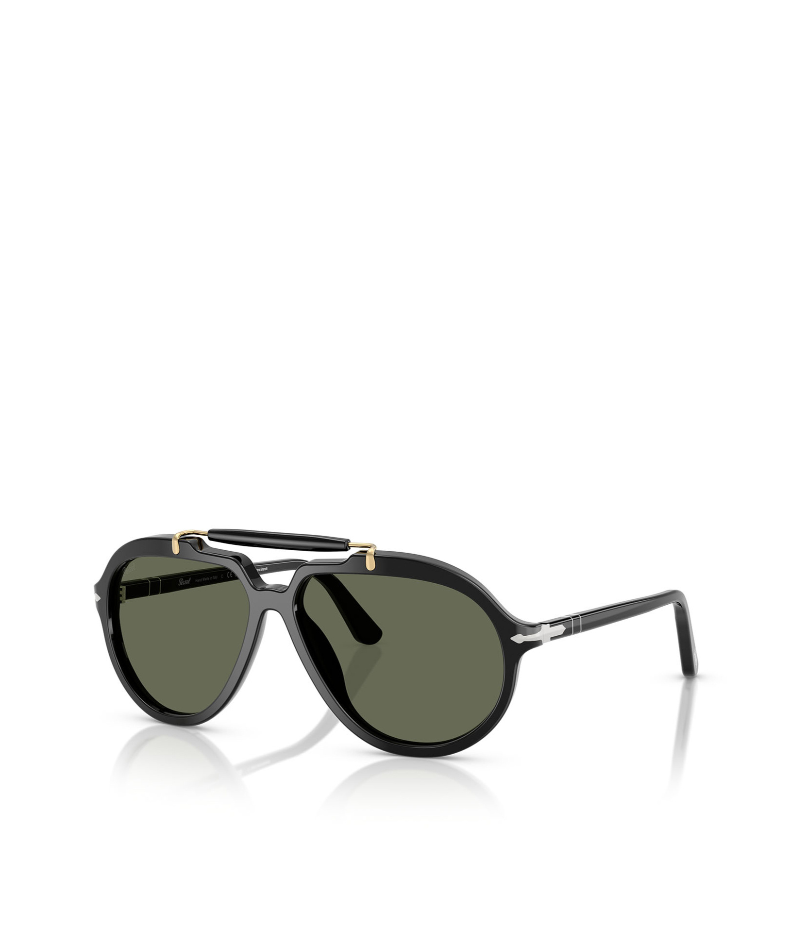 Persol Square Frame Sunglasses In Green