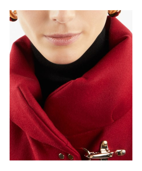 Fay Romantic Coat In Red