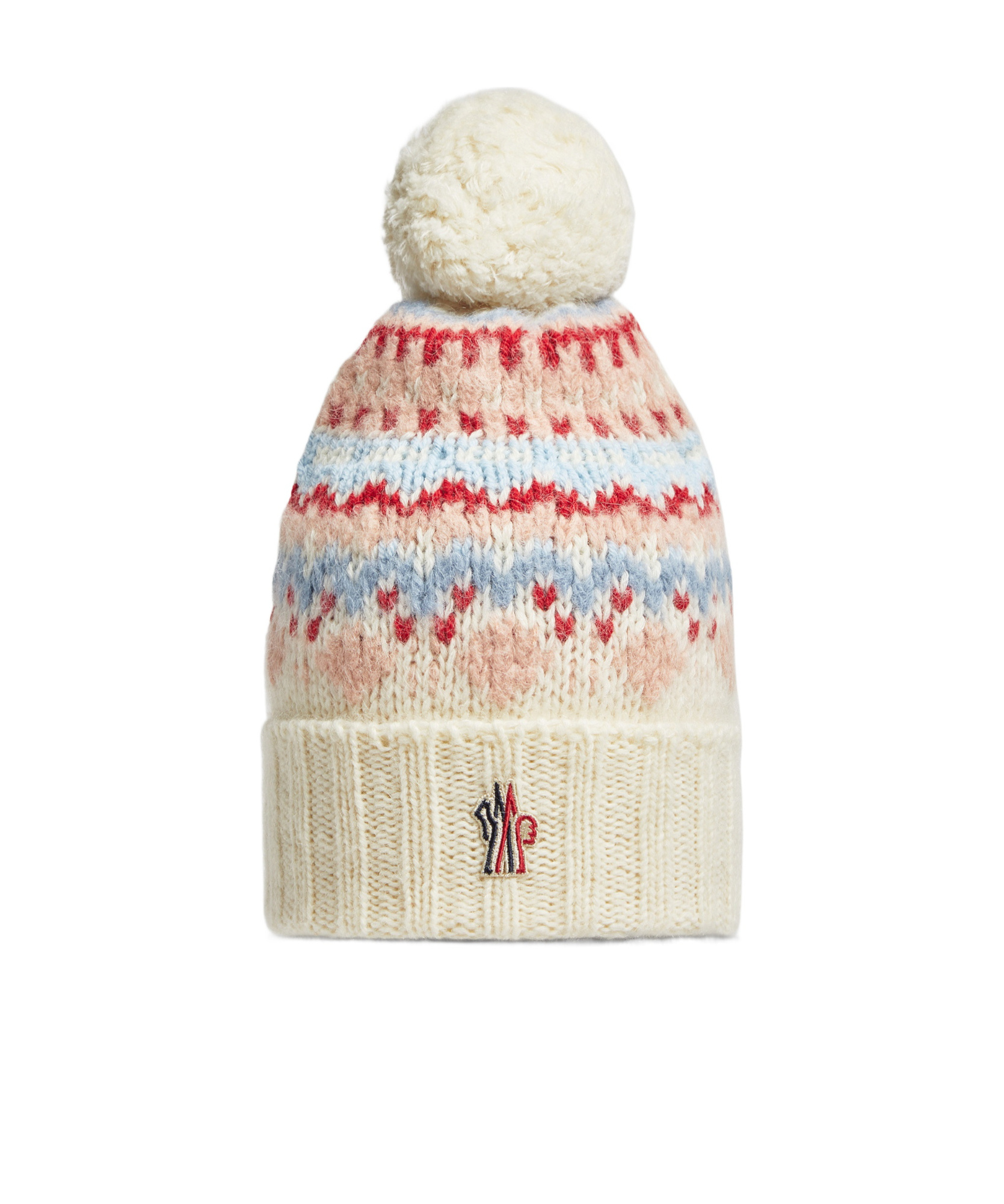 Moncler Alpaca Wool Hat In Nude