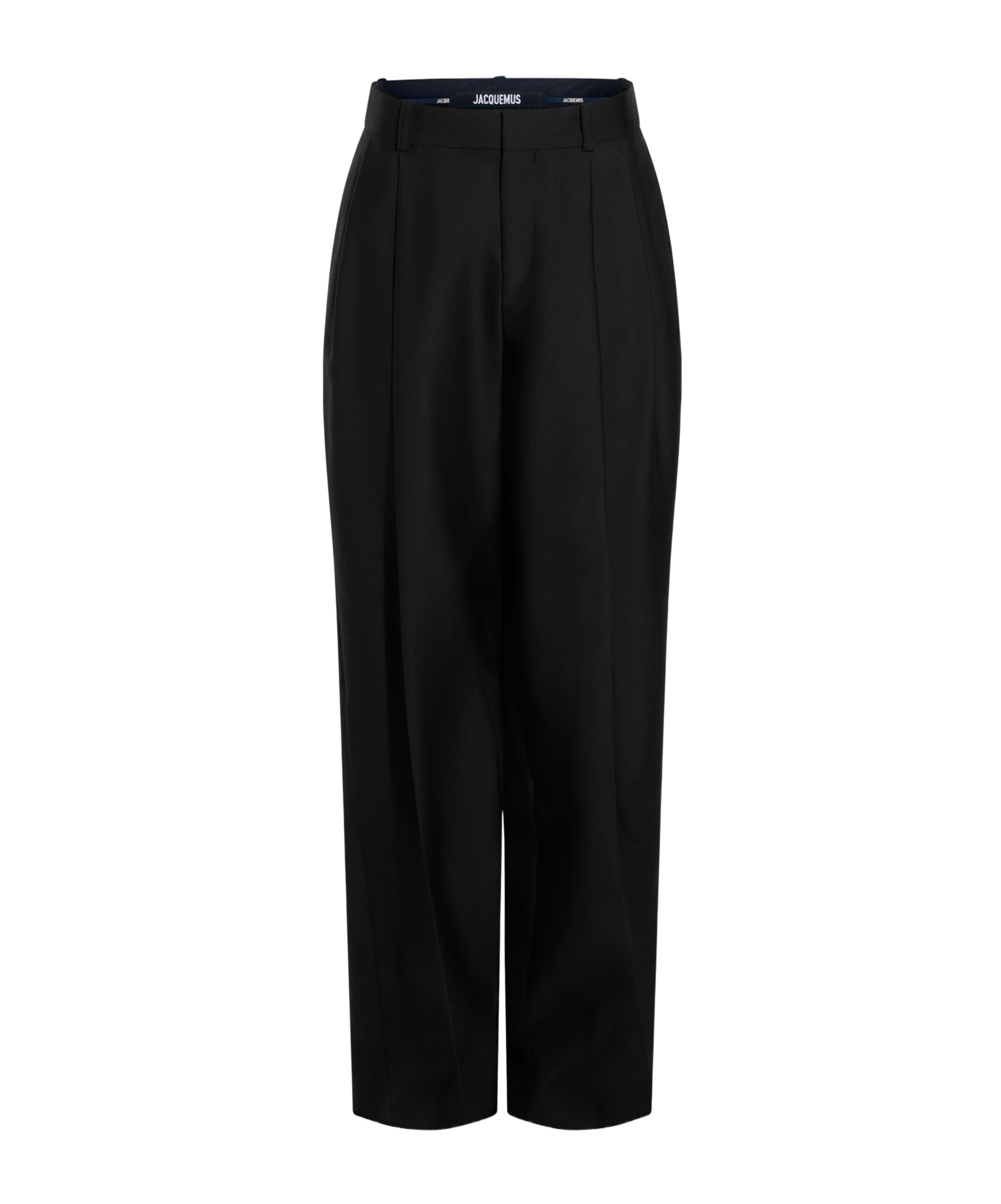 Jacquemus Curzio Pleated Trousers In Black