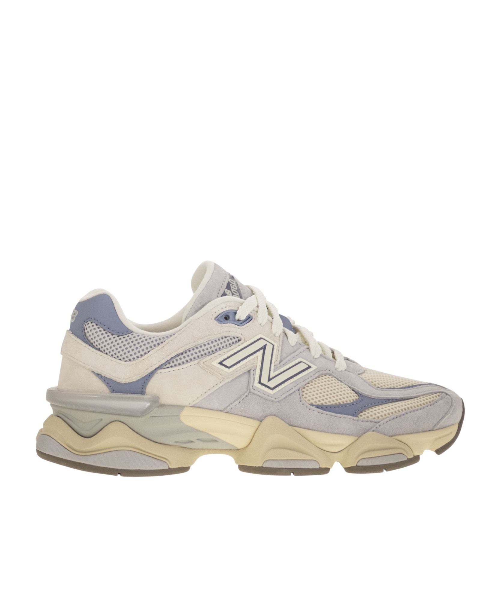 New Balance Leather Sneakers In Pearl Grey/linen