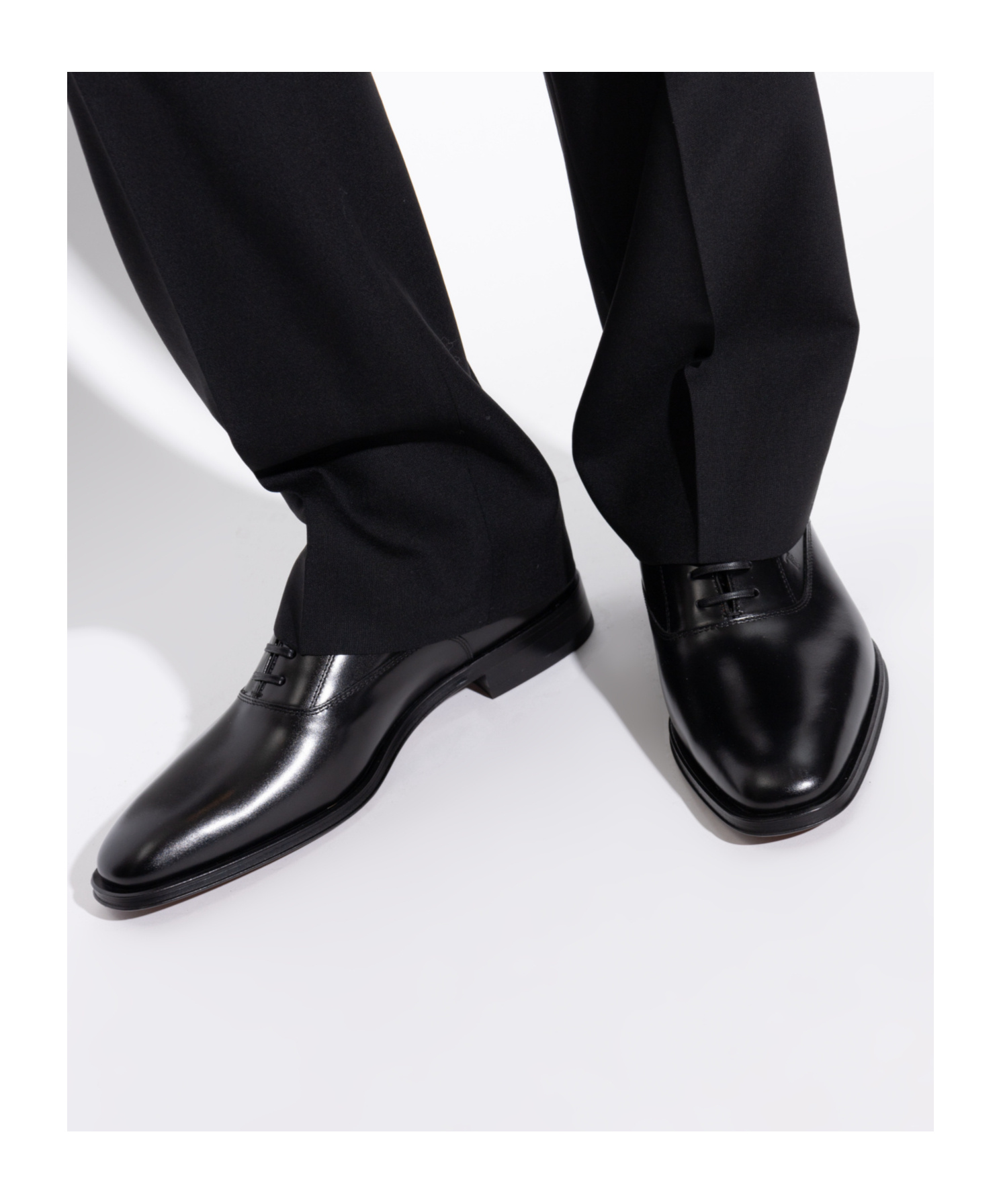 Tod's Francesina Leather Oxford Shoes In Black