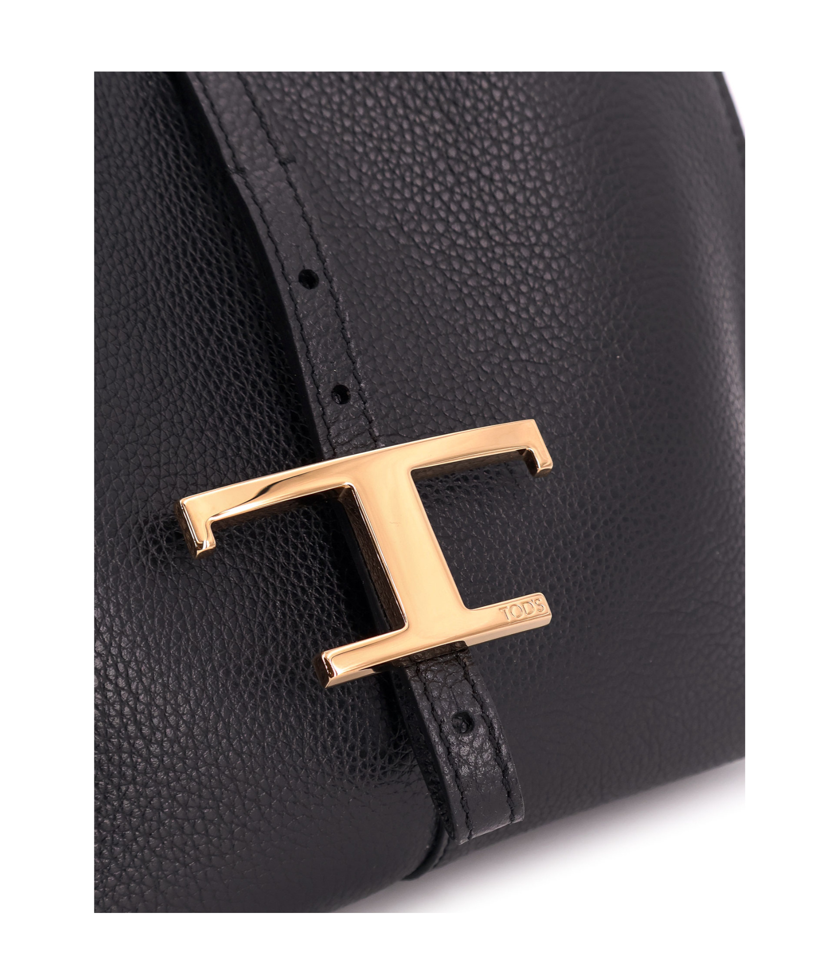Tod's Double Handle Shoulder Bag In Black