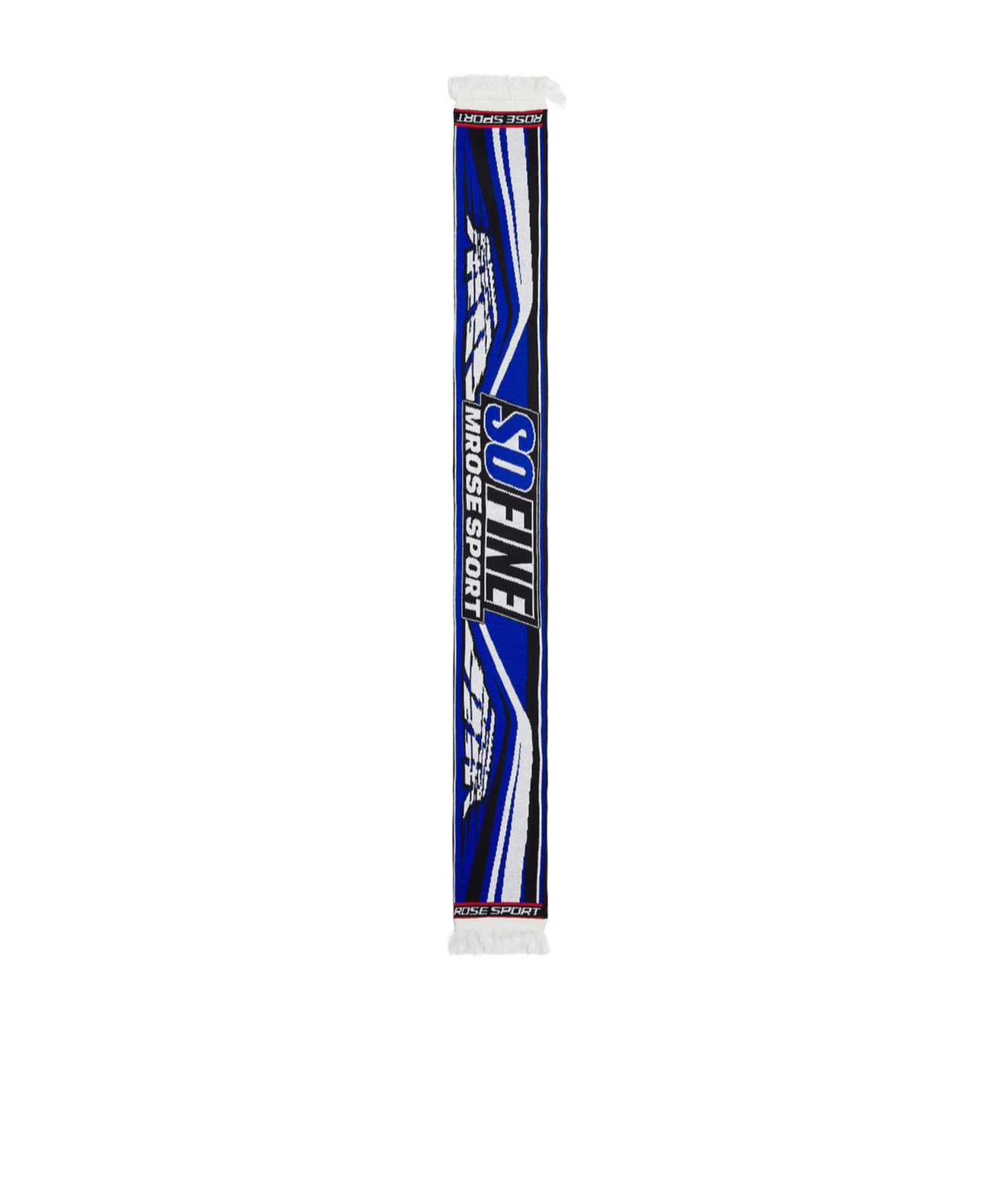 MARTINE ROSE FRINGED SCARF
