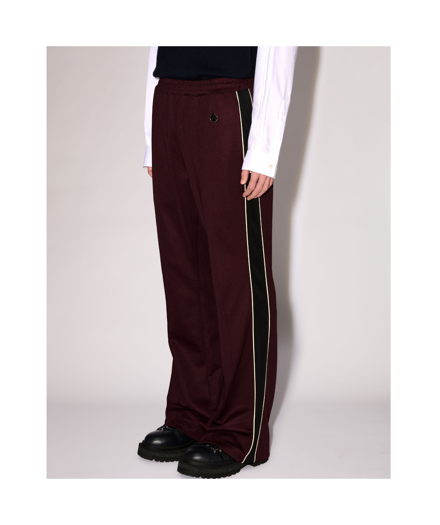 Ambush Side-stripe Track Pants In Black