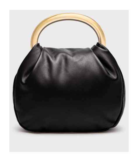 Blumarine Ring Tote Bag In Black