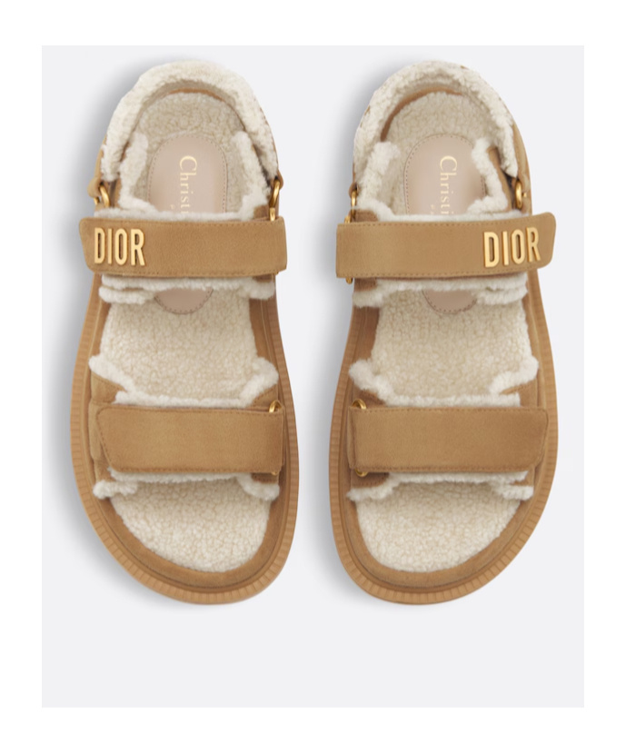 Dior Christian Act Open Toe Sandals In Green