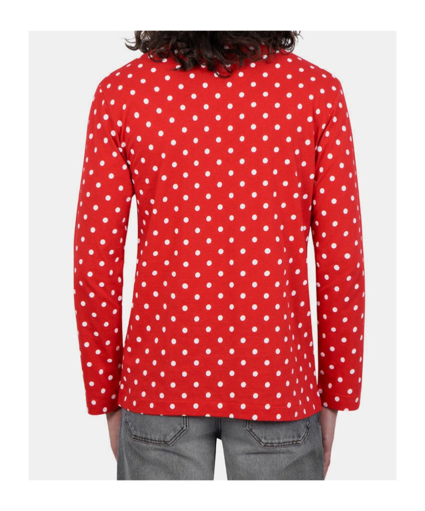 Comme Des Garçons Play Crew Neck T-shirt In Red