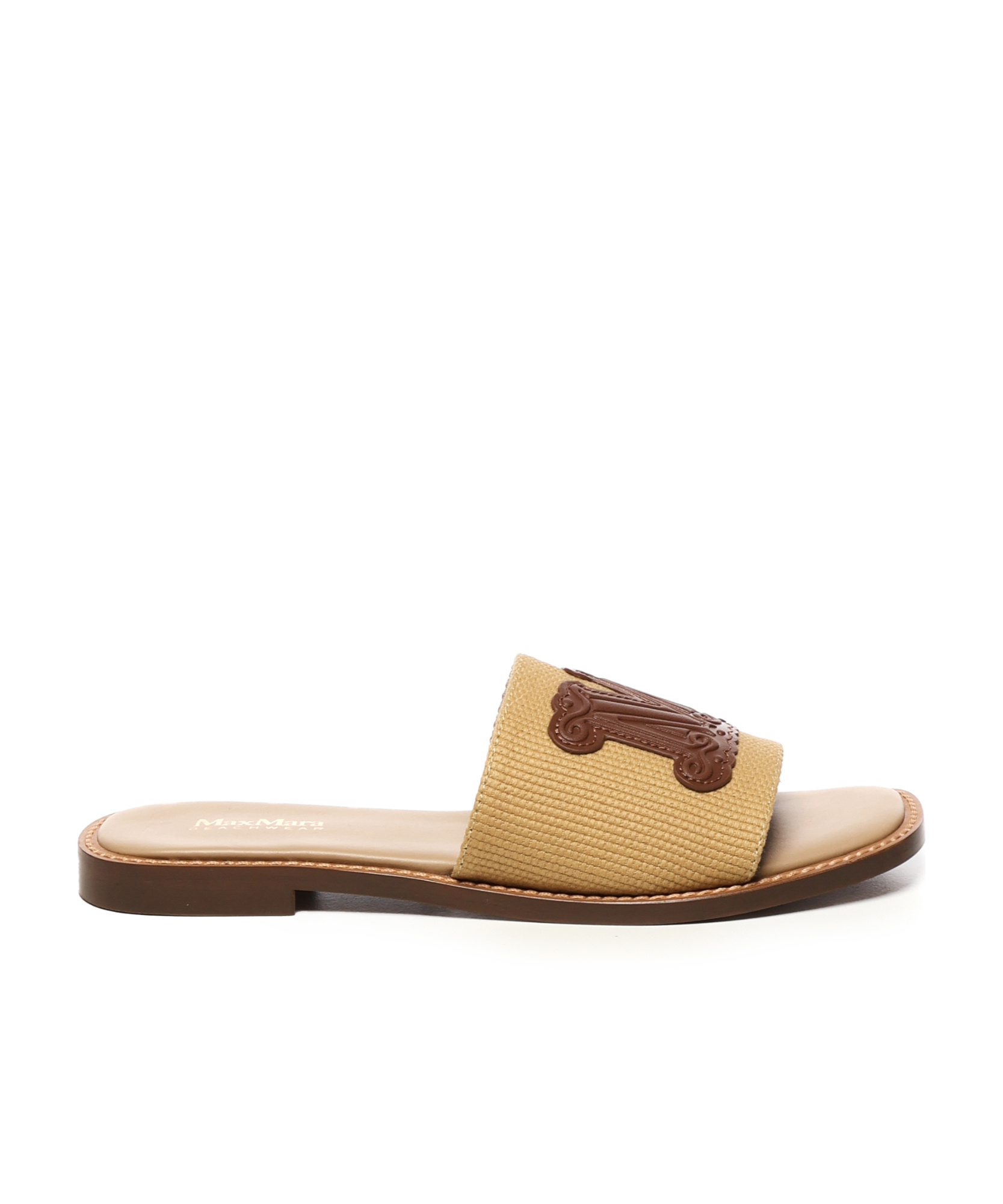 Max Mara Gene In Canvas In Nude