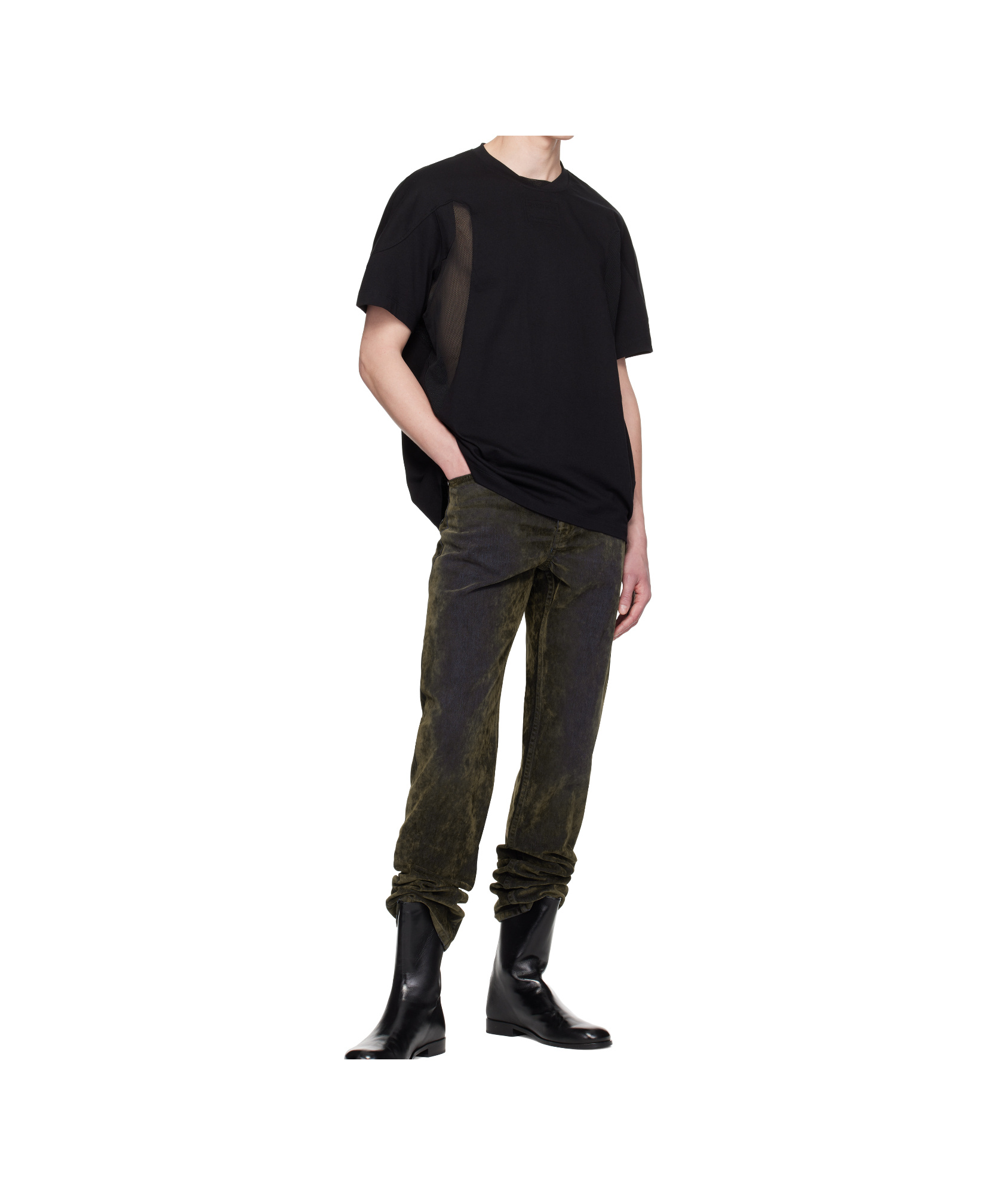 Helmut Lang Round Neck Short Sleeve T-shirt