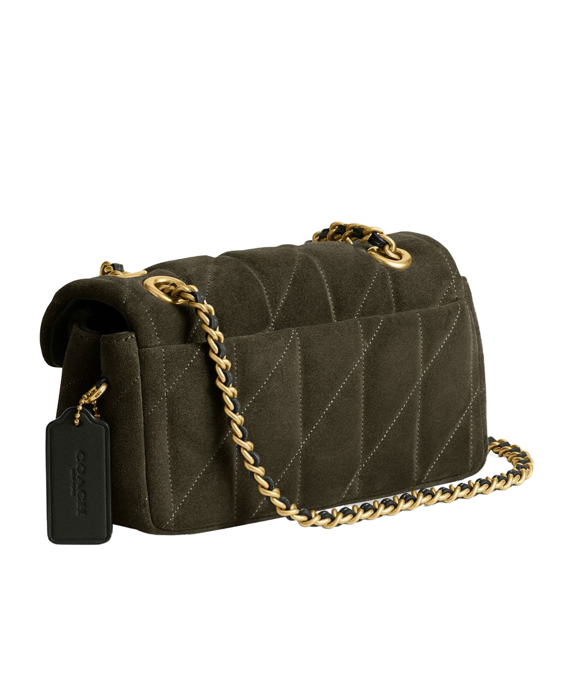 Coach Quilted Tabby 20 With Chain Shoulder Bag