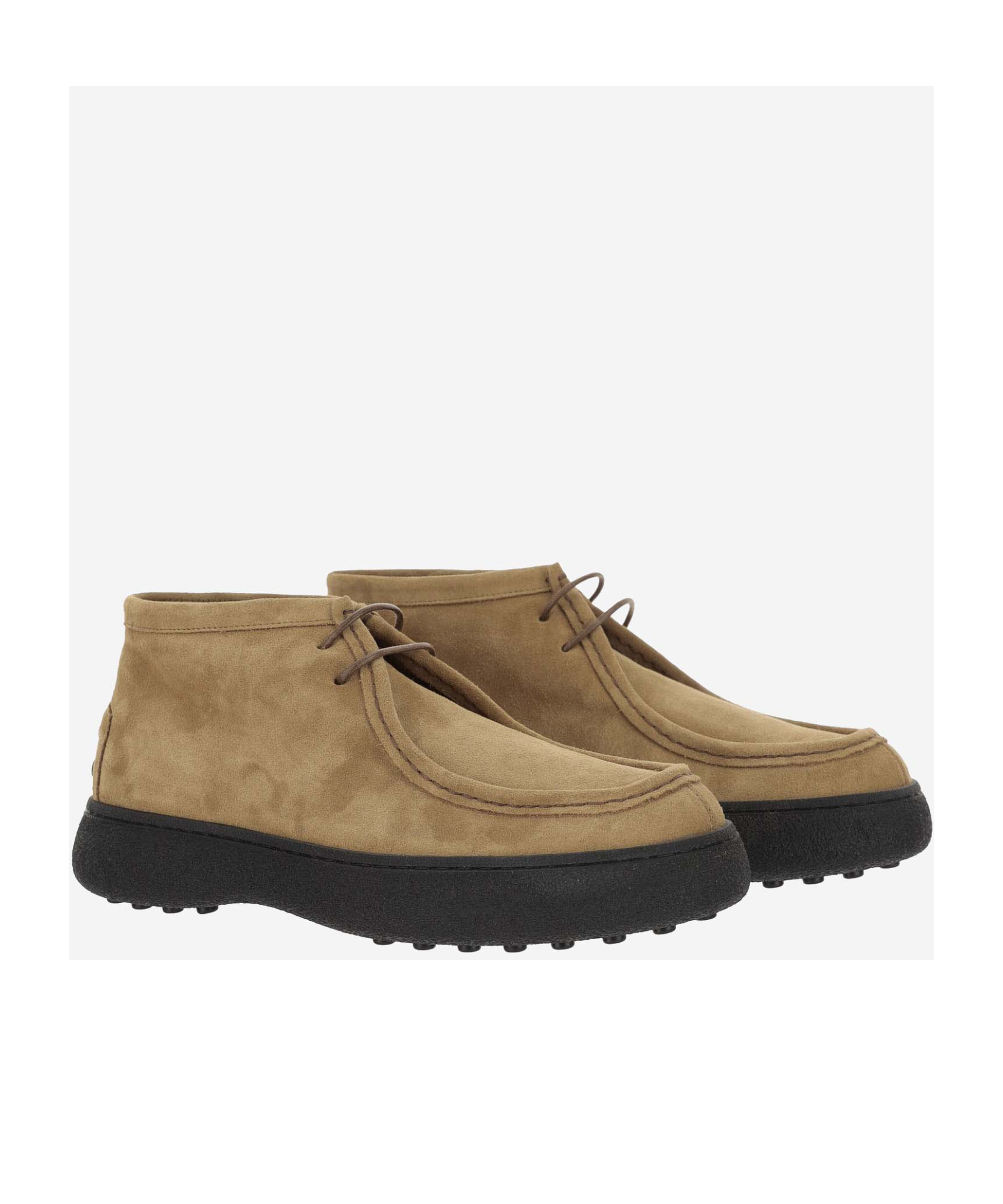 Tod's Burlotto Gommino Lace-up Boots In Brown