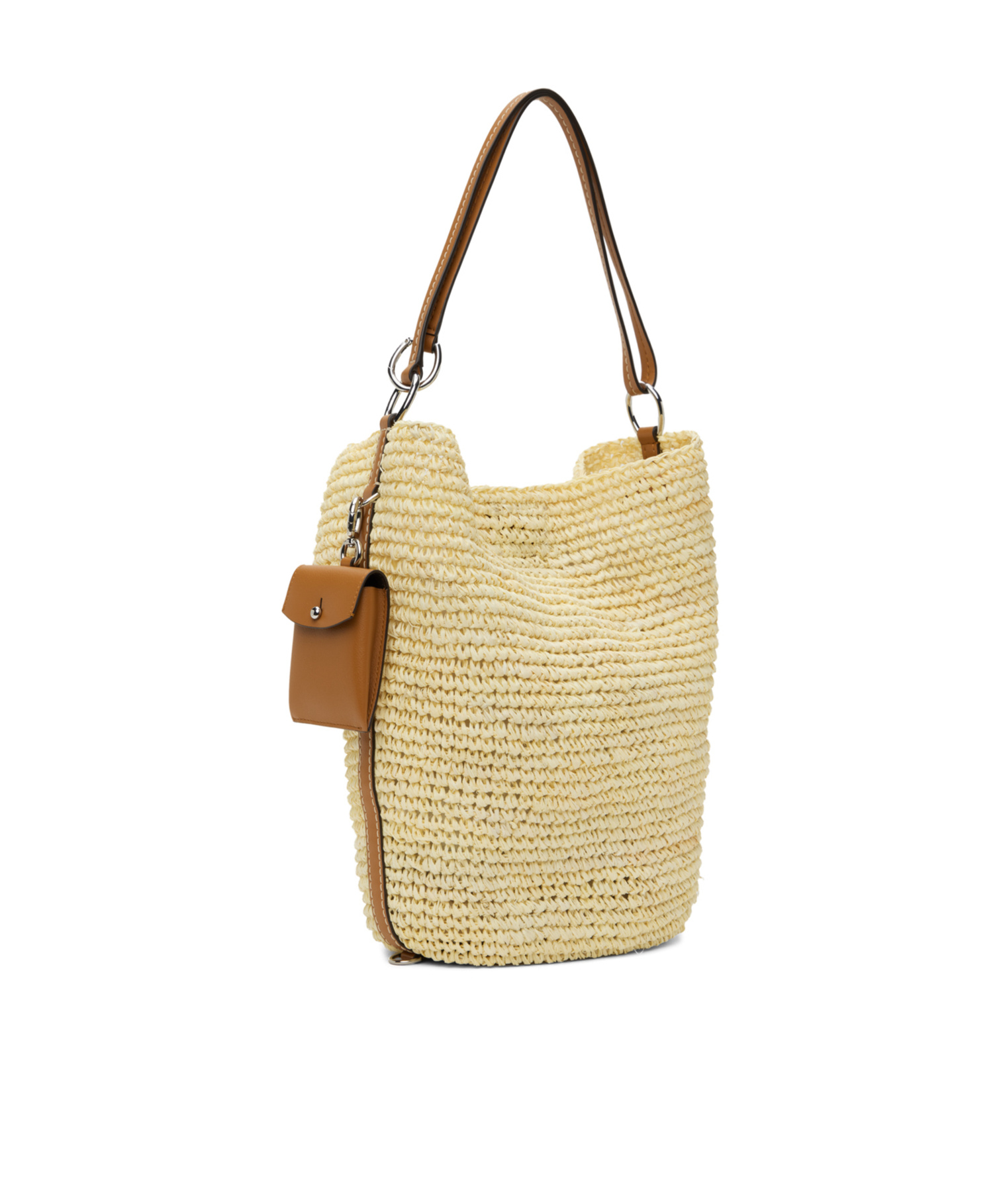 Proenza Schouler Magnetic Buckle Shoulder Bag In Beige