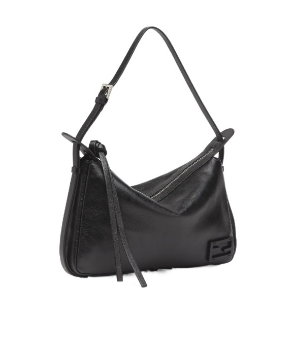 Fendi Simply Medium Shoulder Bag In Black