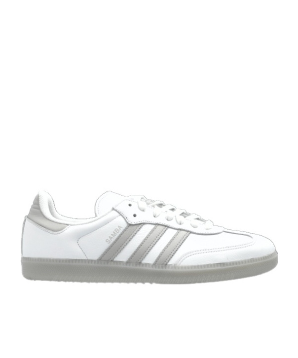 Adidas Originals Samba Og Leather Low-top Sneakers In White/grey