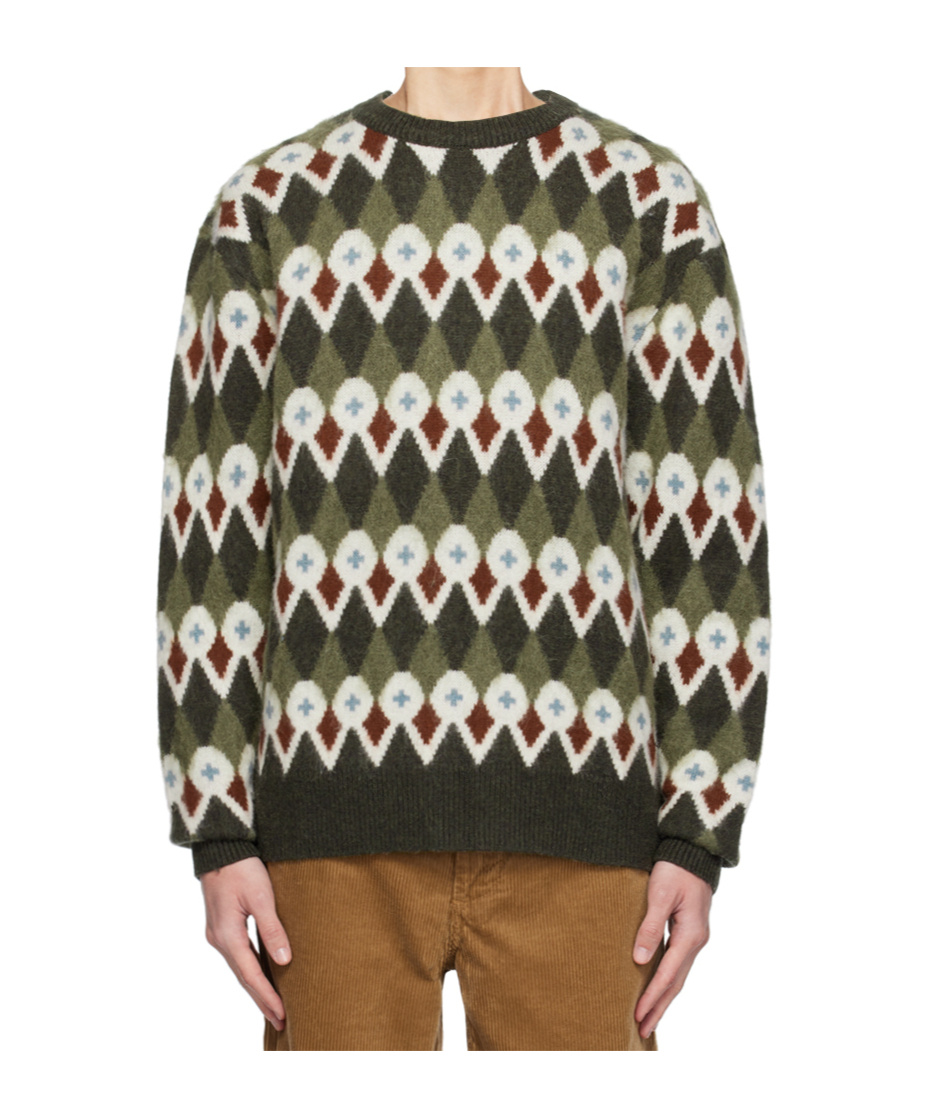 Norse Projects Rune Jacquard Pattern Sweater In Multicolor