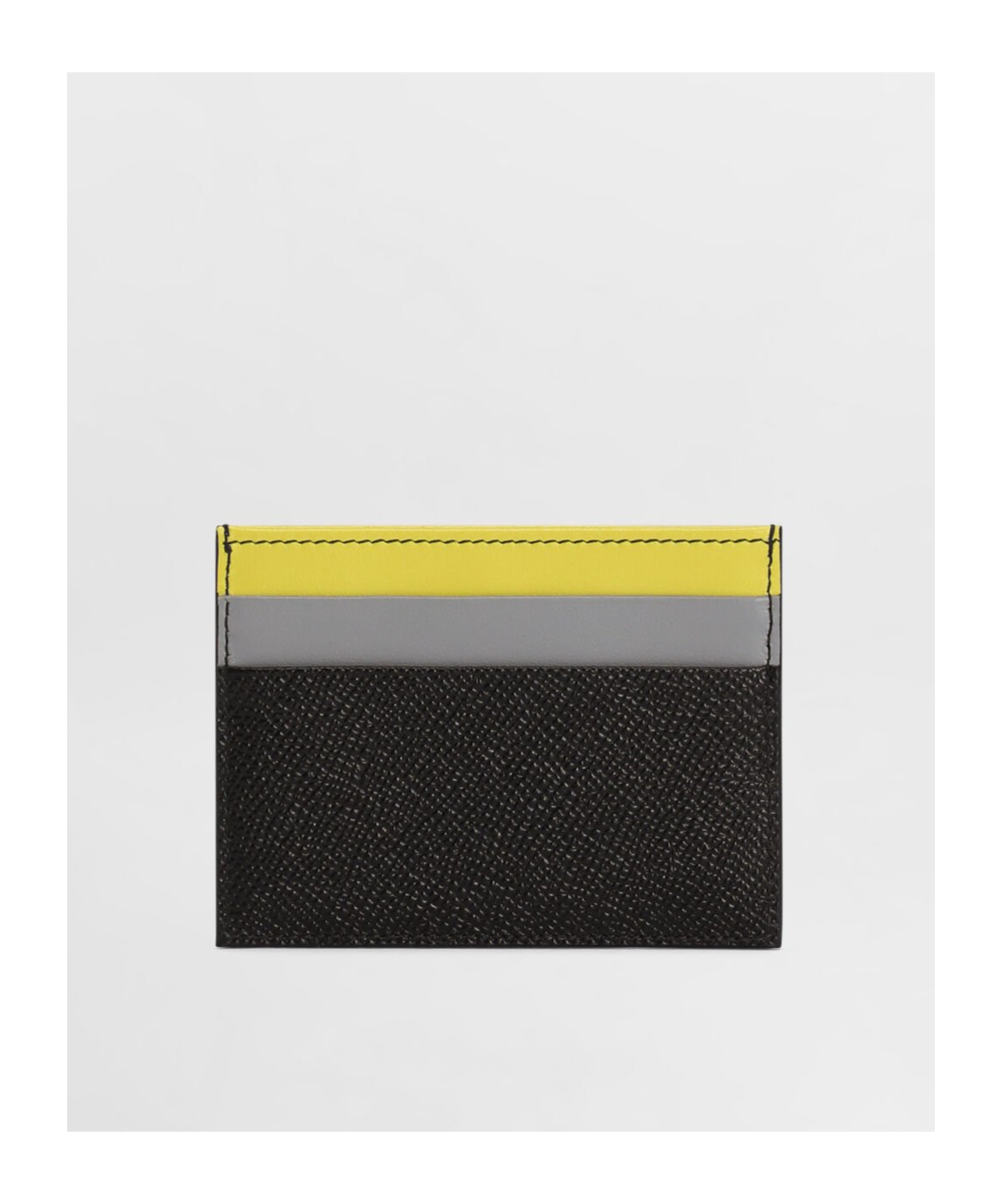 Dolce & Gabbana Dauphine Card Holder In Black And Yellow
