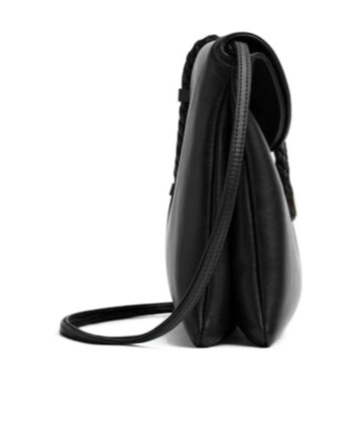 Bottega Veneta Medium Liberta Leather Shoulder Bag In Black