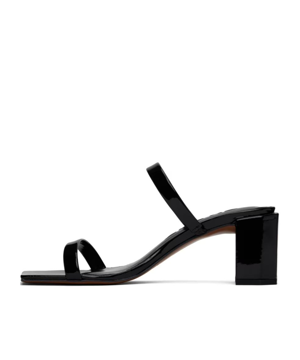 By Far Tanya Single-string High-heeled Sandals In Black