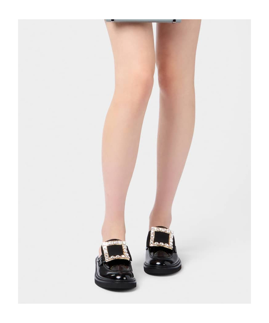 Roger Vivier Viv' Rangers Mules In Black