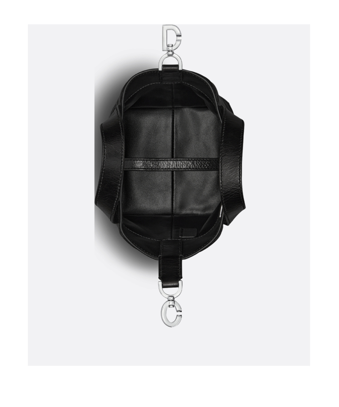 Dior Toujours Vertical Nano Tote Bag In Black