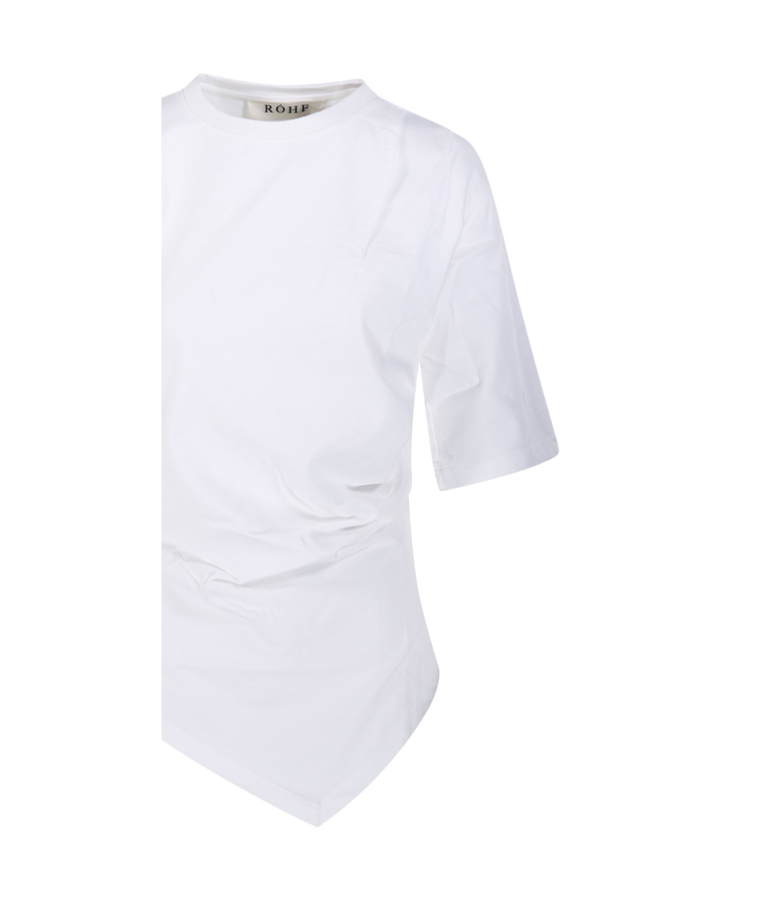 Rohe Re-invented Twisted T-shirt Optic White In White